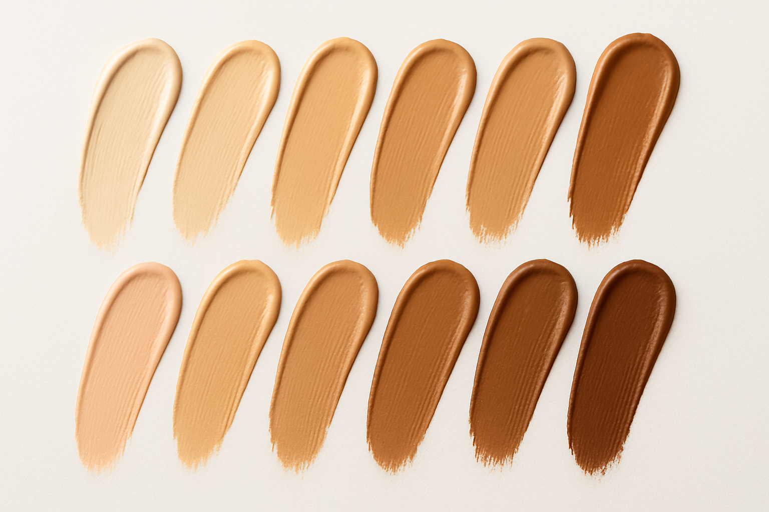 create an image for multiple shade concealer swatches